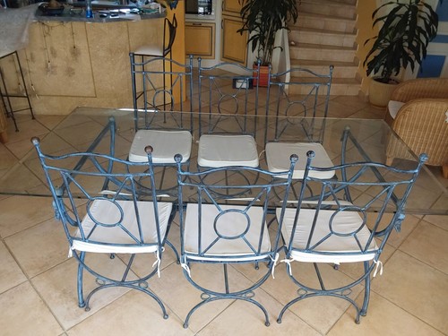 Table fer forge fabrication - fer,