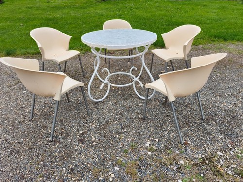 Salon jardin fer - jardin, forgé