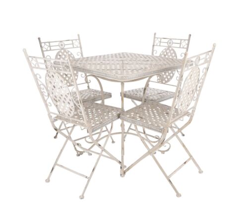 Set table chaises - chaises, fer