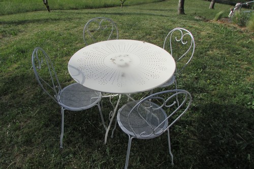 Table chaises jardin en - chaises,